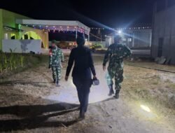 Jaga Situasi Tetap Kondusif, Koramil Limboto Bersama Petugas Lapas Perempuan Laksanakan Patroli Sambang