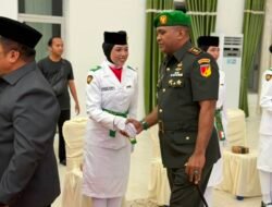 Pengukuhan Paskibraka Kabupaten Gorontalo Tahun 2026 Berlangsung Khidmat, Dandim 1315/Kabgor Turut Hadir Bersama Forkopimda