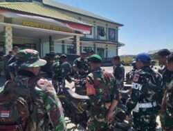 Cek Kesiapan Kendaraan Dinas, Slog Korem 133 Nani Wartabone Periksa Kondisi Materiil Kodim 1315 Kabupaten Gorontalo