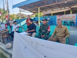 Laga BV FC Tuladenggi Vs K2RT FC Ulapato A Berlangsung Aman Berkat Pengamanan Koramil Telaga Biru