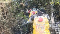 Kebakaran Cagar Alam Tangale, Dua Personel Koramil 1315-04/Tibawa Turut Bantu Proses Pemadaman Api