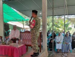 Takziah Hari Ke-7 Warga Desa Ulapato A, Babinsa Koramil Boliyohuto Sampaikan Pesan Keagamaan
