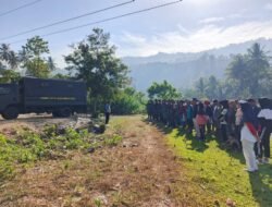 Peringati HUT TNI Ke-81, Personel Kodim 1315 Gorontalo Tanam 1.000 Pohon Bersama Warga