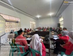 Lokakarya Lintas Sektor Puskesmas Tabongo Bahas Penyakit Menular, Danramil 1315-03/Tabongo Turut Berikan Dukungan