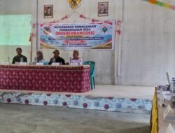 Wakili Danramil, Anggota Koramil 1315-04/Tibawa Hadiri Rapat RKPDes Bahas Prioritas Pembangunan Desa Reksonegoro
