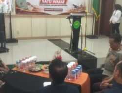Mewakili Dandim 1315/Kab. Gorontalo, Pasi Intel Hadiri Sidang Wakaf Terpadu Untuk Perkuat Administrasi Tanah Hak Wakaf